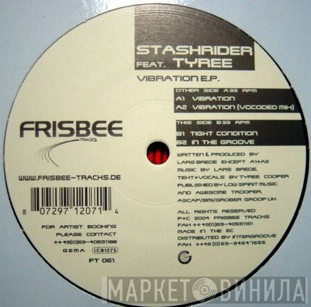 Stashrider Feat. Tyree Cooper  - Vibration E.P.