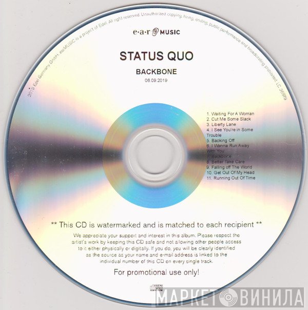 Status Quo  - Backbone