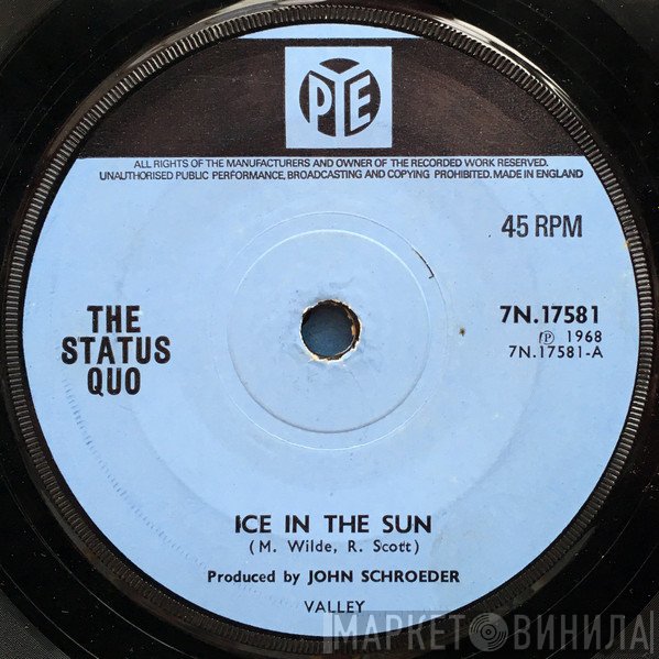 Status Quo  - Ice In The Sun