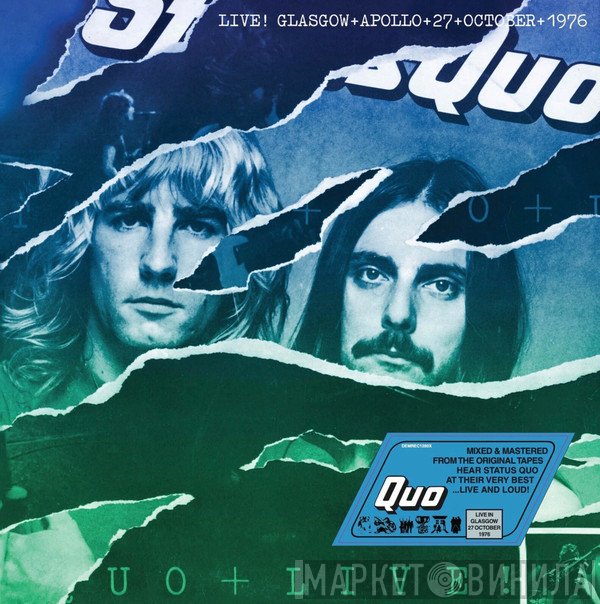 Status Quo - Live! Glasgow+Apollo+27+October+1976