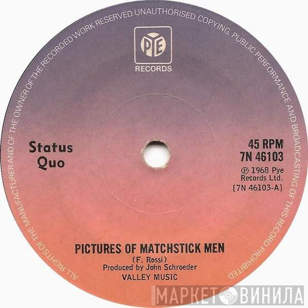 Status Quo - Pictures Of Matchstick Men / Ice In The Sun