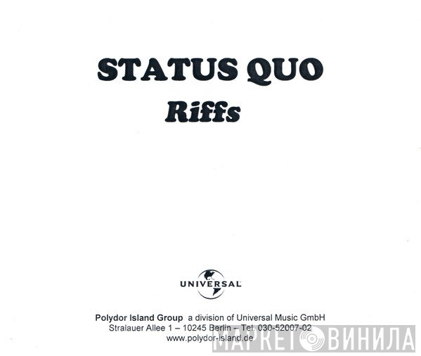 Status Quo  - Riffs