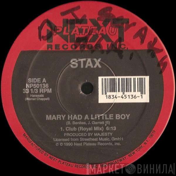 Stax - Mary Had a Little Boy