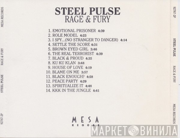 Steel Pulse  - Rage & Fury