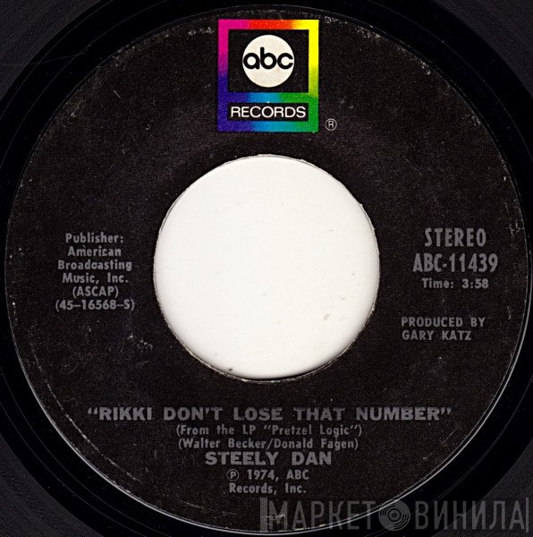 Steely Dan  - Rikki Don't Lose That Number