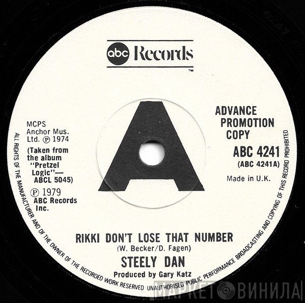 Steely Dan  - Rikki Don't Lose That Number
