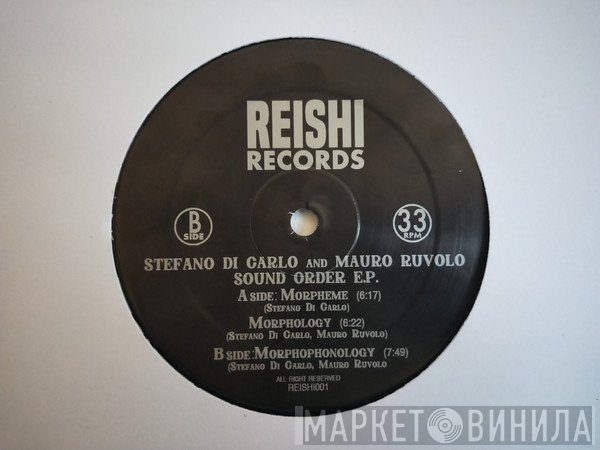 Stefano Di Carlo, Mauro Ruvolo  - Sound Order EP