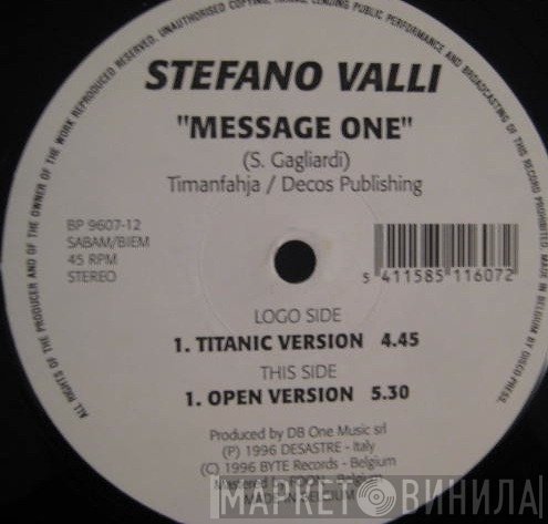 Stefano Valli - Message One
