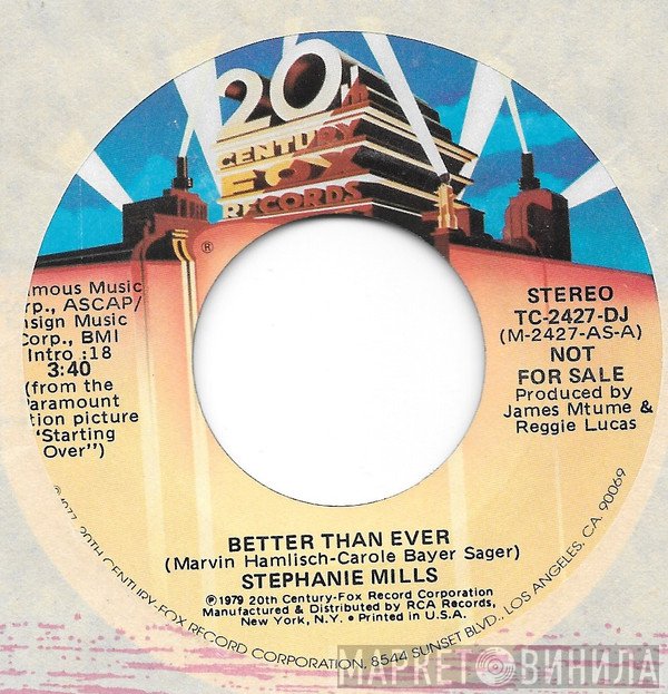 Stephanie Mills - Better Than Ever / You Can Get Over