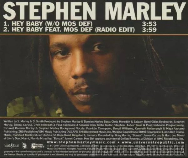 Stephen Marley  - Hey Baby