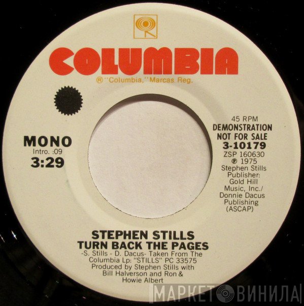 Stephen Stills  - Turn Back The Pages