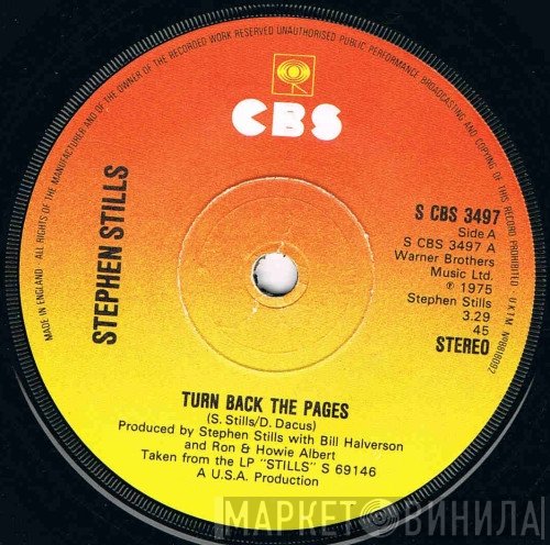 Stephen Stills - Turn Back The Pages