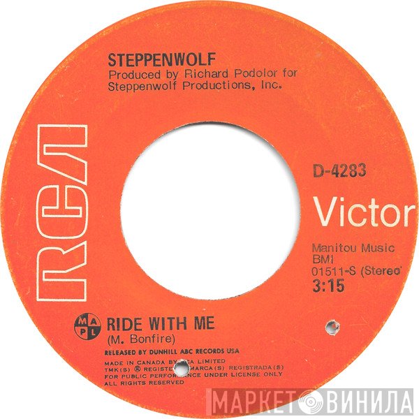Steppenwolf  - Ride With Me