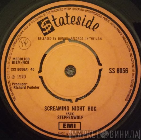 Steppenwolf - Screaming Night Hog / Spiritual Fantasy
