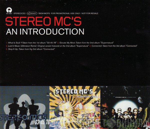 Stereo MC's - An Introduction