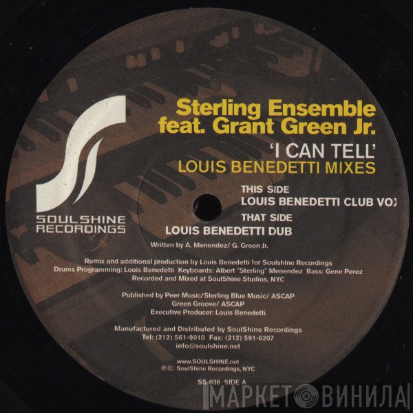 Sterling Ensemble, Grant Green Jr. - I Can Tell (Louis Benedetti Mixes)