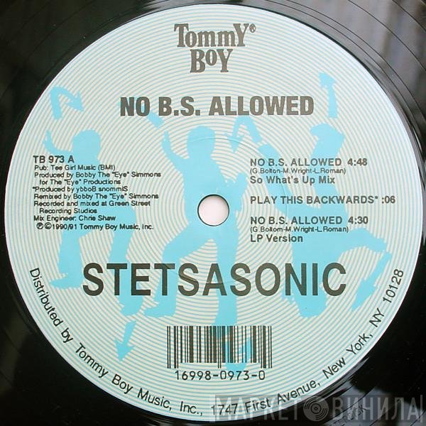 Stetsasonic - No B.S. Allowed / Uda Man