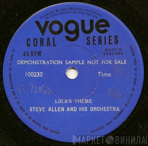 Steve Allen And His Orchestra - Lola's Theme
