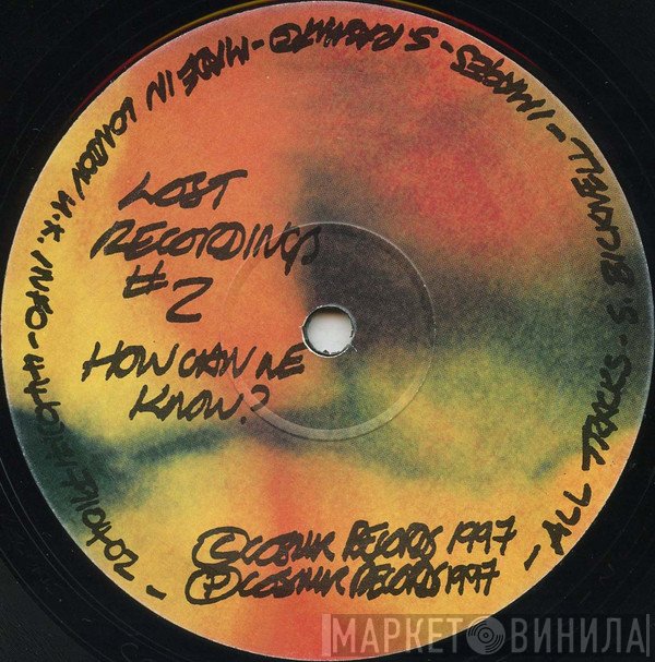 Steve Bicknell - Lost Recordings #2 - How Can We Know?