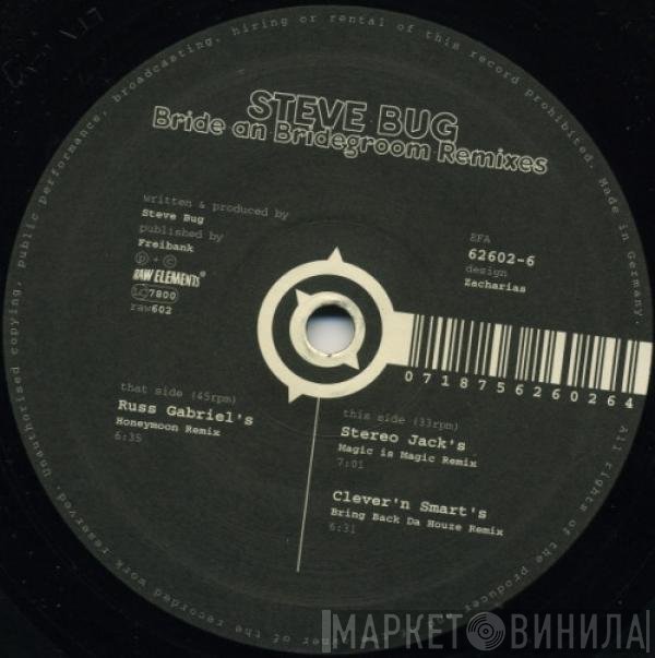 Steve Bug - Bride And Bridegroom (Remixes)