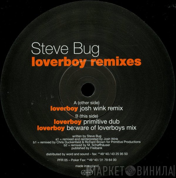 Steve Bug  - Loverboy (Remixes)