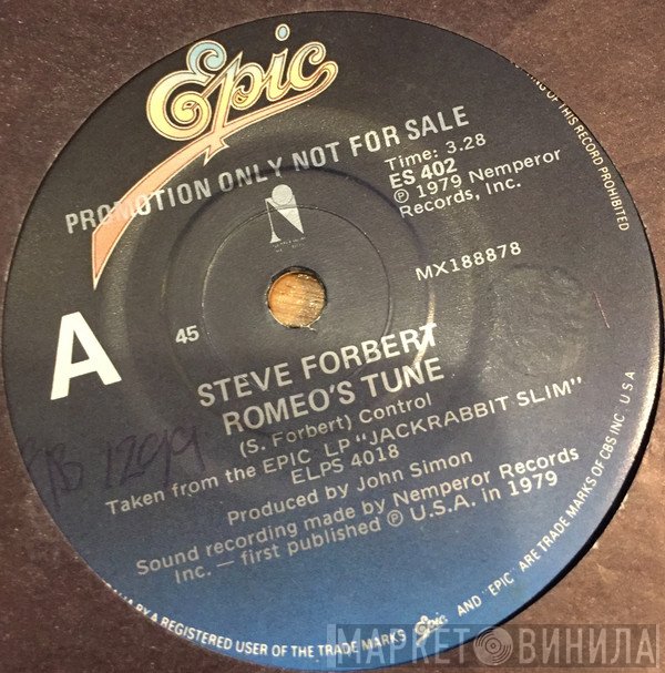 Steve Forbert  - Romeo's Tune