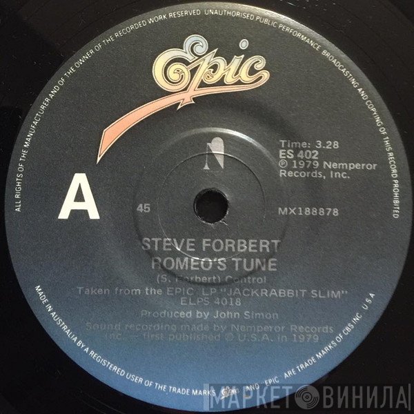 Steve Forbert  - Romeo's Tune