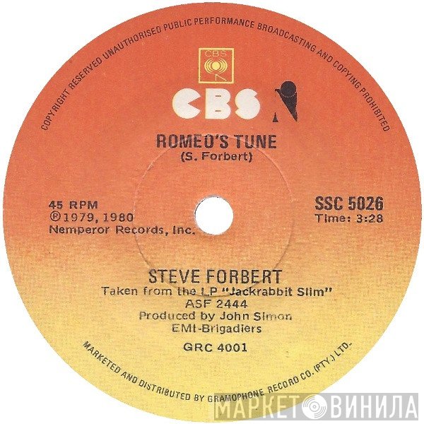 Steve Forbert  - Romeo's Tune