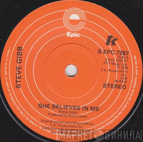 Steve Gibb  - She Believes In Me