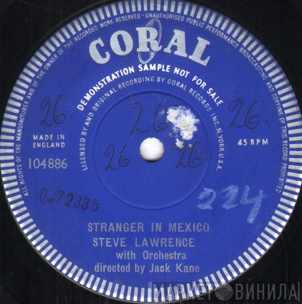 Steve Lawrence   - Stranger In Mexico