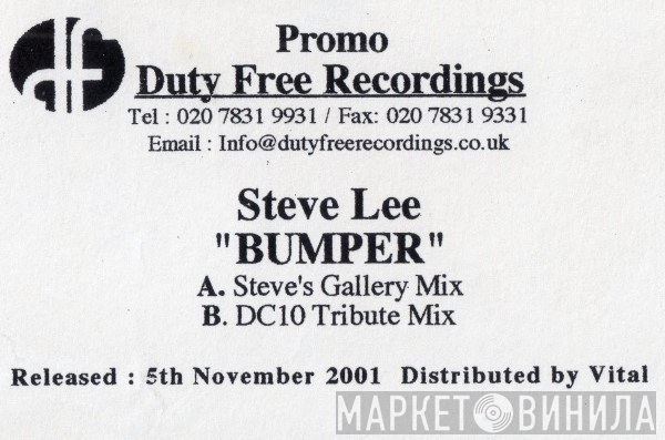 Steve Lee - Bumper