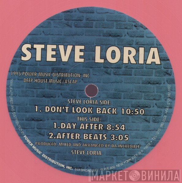 Steve Loria  - Don't Look Back