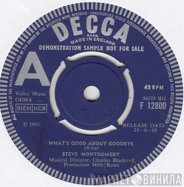 Steve Montgomery  - What's Good About Goodbye