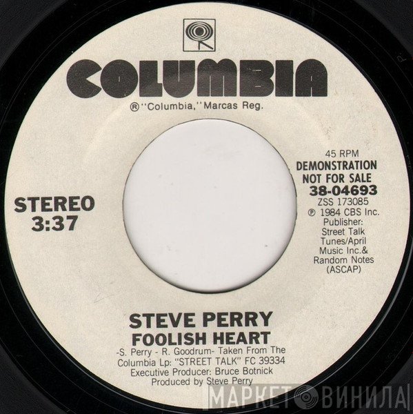 Steve Perry - Foolish Heart