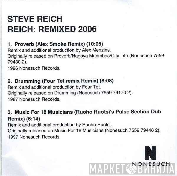 Steve Reich - Reich: Remixed 2006