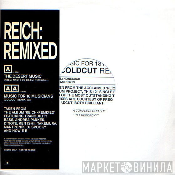 Steve Reich - Reich Remixed