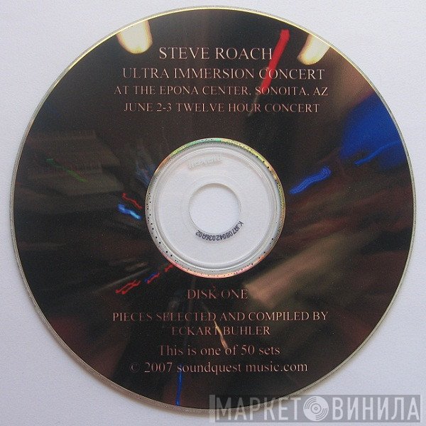 Steve Roach  - Ultra Immersion Concert