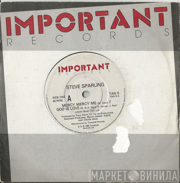 Steve Sparling - Mercy Mercy Me/God Is Love