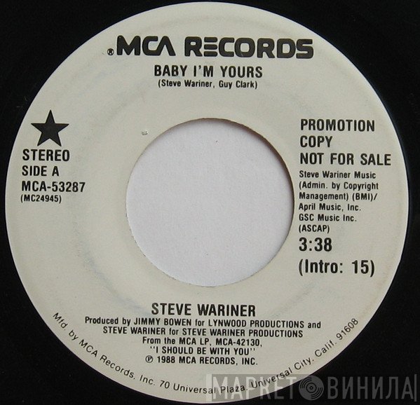 Steve Wariner - Baby I'm Yours