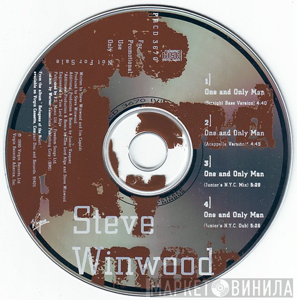 Steve Winwood  - One And Only Man