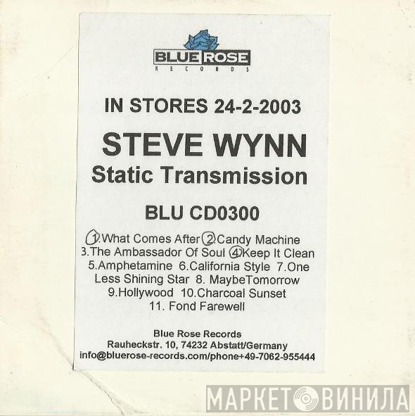 Steve Wynn & The Miracle 3 - Static Transmission