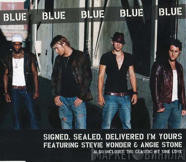 Stevie Wonder, Angie Stone, Blue  - Signed, Sealed, Delivered I'm Yours