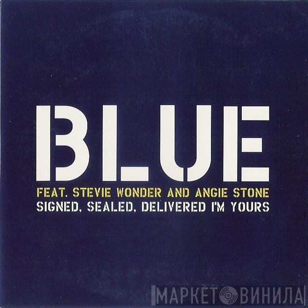 Stevie Wonder, Angie Stone, Blue  - Signed, Sealed, Delivered I'm Yours