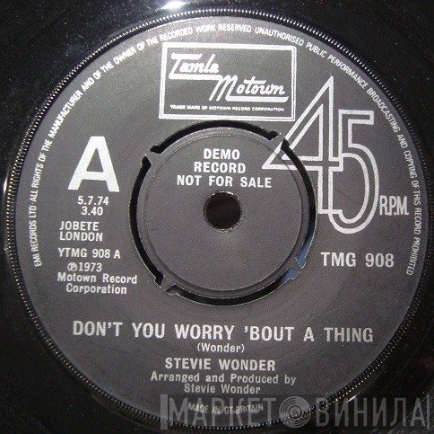 Stevie Wonder - Don't You Worry 'Bout A Thing