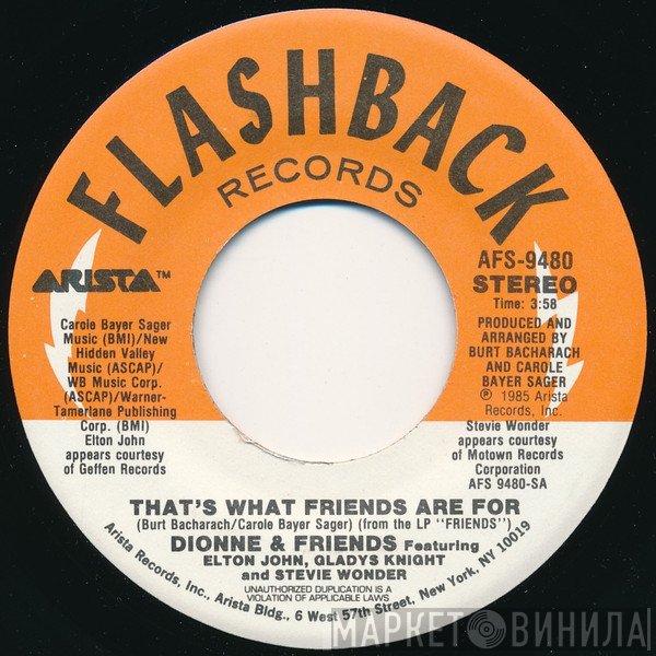 Stevie Wonder, Elton John, Gladys Knight, Dionne & Friends - That's What Friends Are For