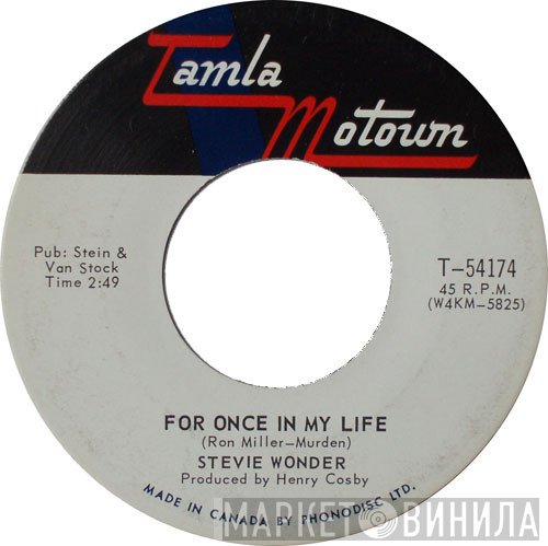 Stevie Wonder - For Once In My Life / Angie Girl