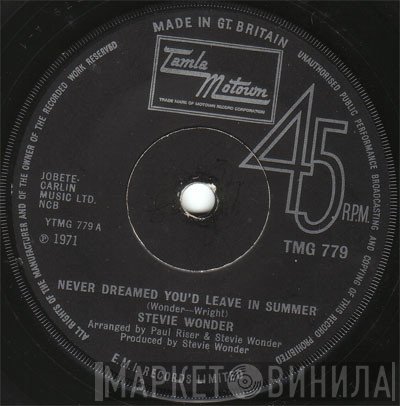 Stevie Wonder - Never Dreamed You'd Leave In Summer