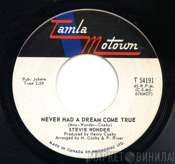 Stevie Wonder - Never Had A Dream Come True