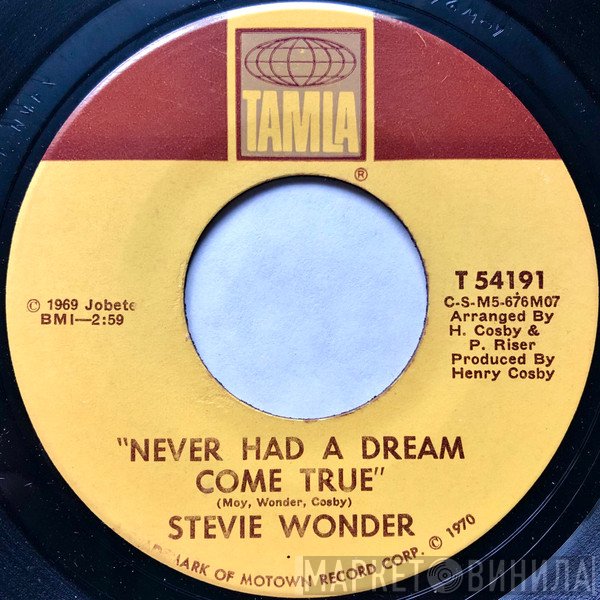 Stevie Wonder - Never Had A Dream Come True