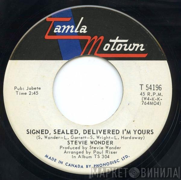 Stevie Wonder - Signed, Sealed, Delivered I'm Yours / I'm More Than Happy